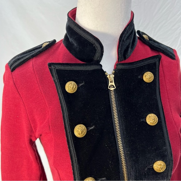 Ralph Lauren Jackets & Blazers - Ralph Lauren Military Jacket cotton velvet gold button cadet blazer Denim Supply